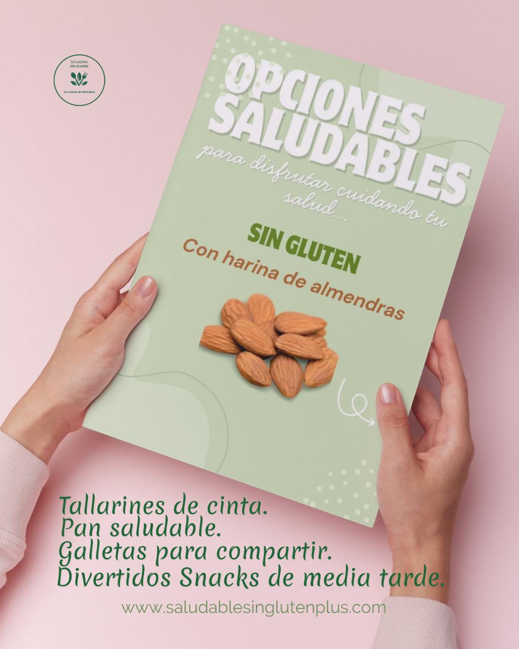 Opciones saludables SIN GLUTEN con harina de almendras